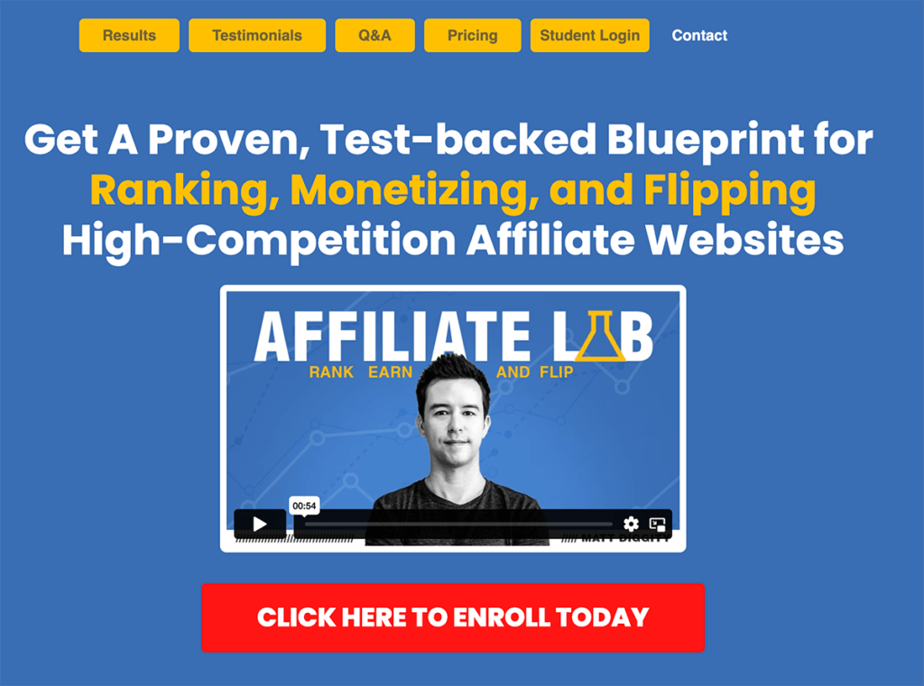 Affiliate Lab Course