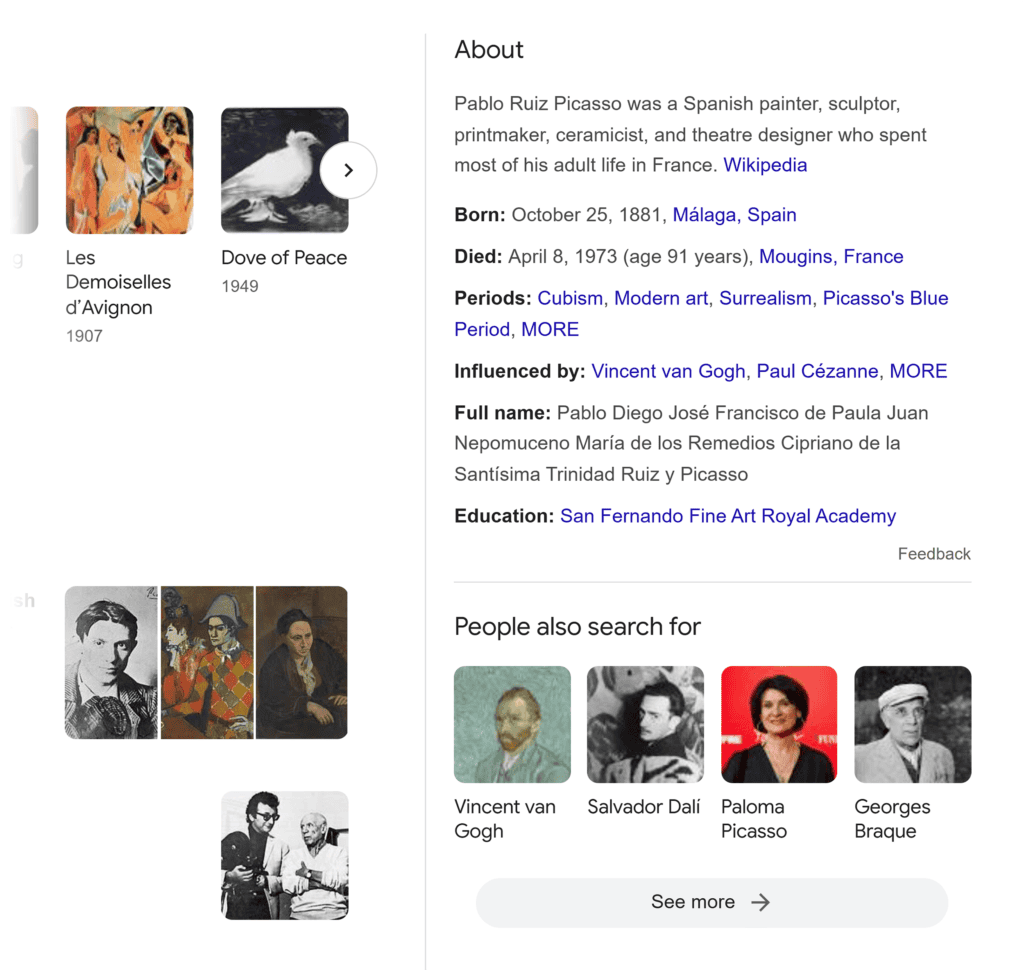 About – Pablo Ruiz Picasso