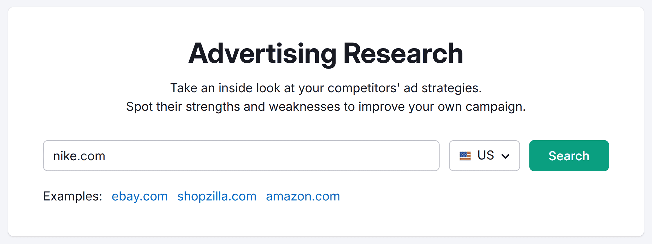 Advertising Research – Nike – Search