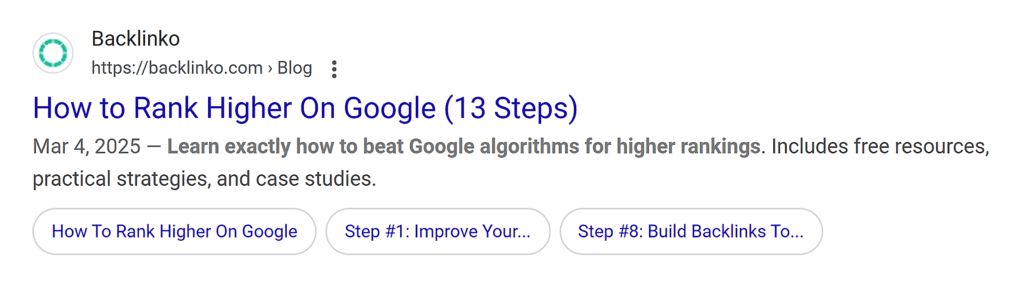 Backlinko – How to rank higher on Google