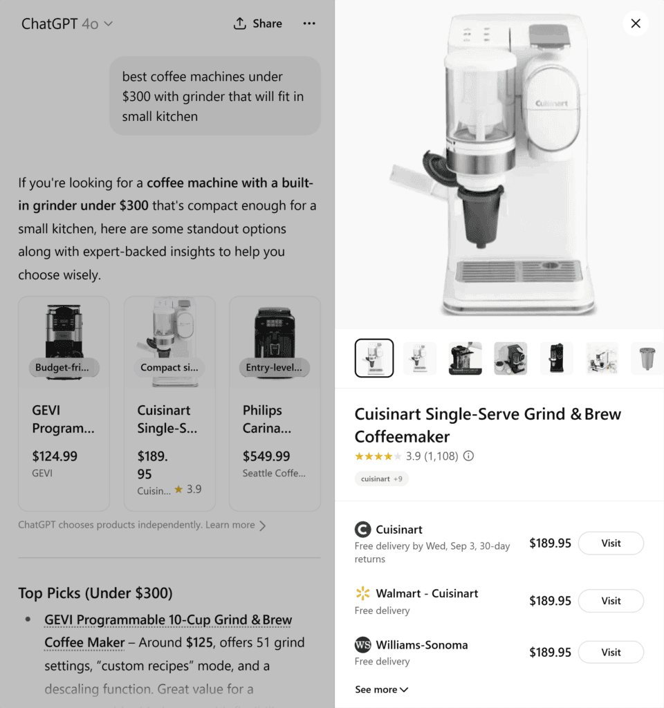 ChatGPT – Coffee machine