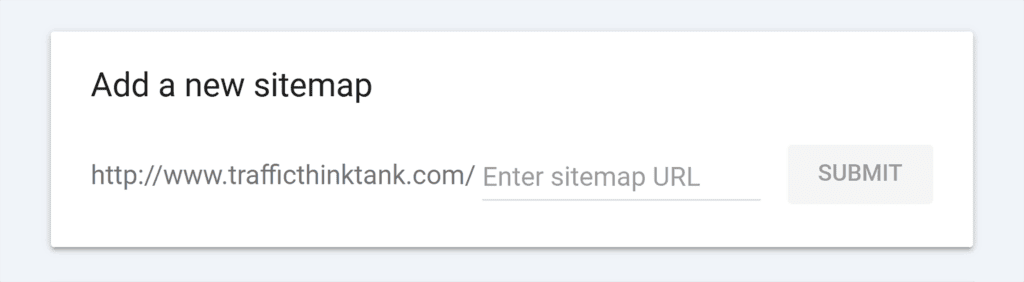 GSC – Add New Sitemap