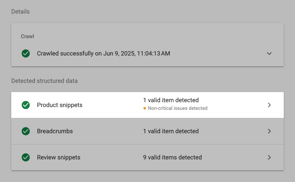 Rich Results Test – Dior