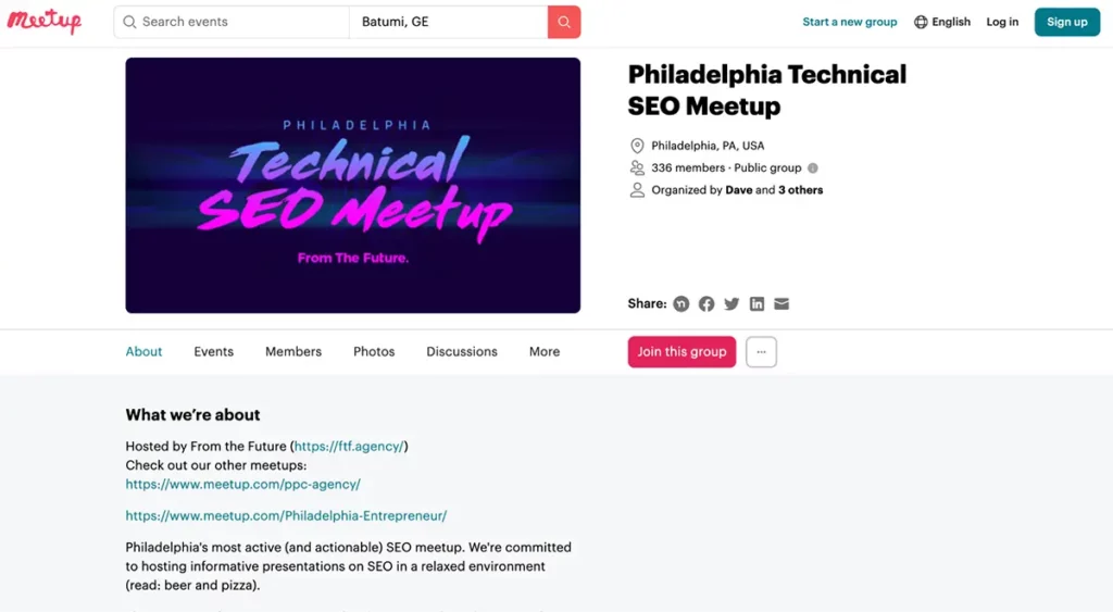 Philadelphia Technical SEO Meetup