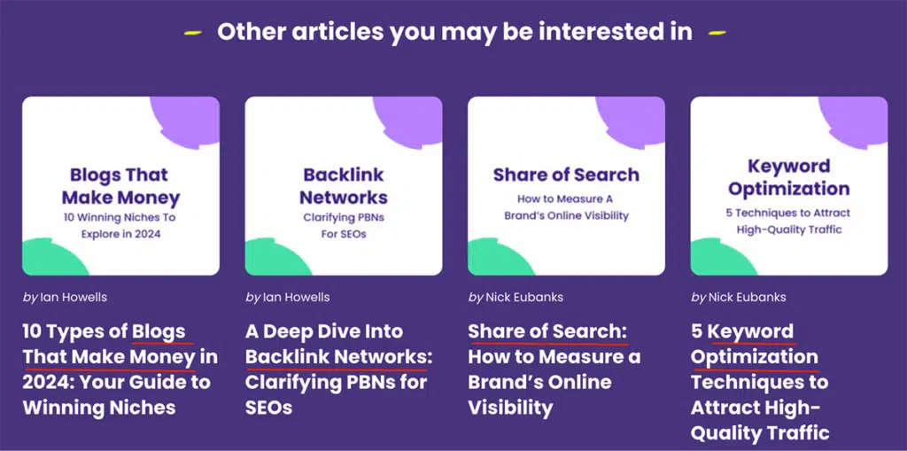 Related articles widget