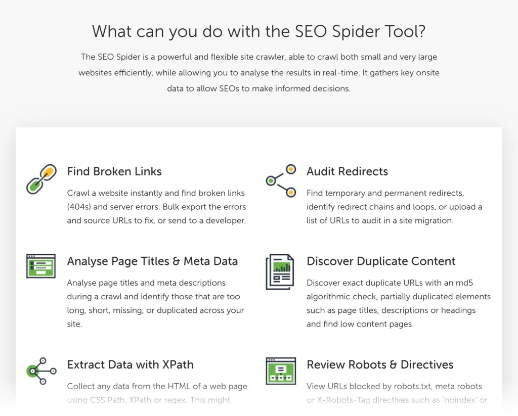 Screaming Frog – SEO spider