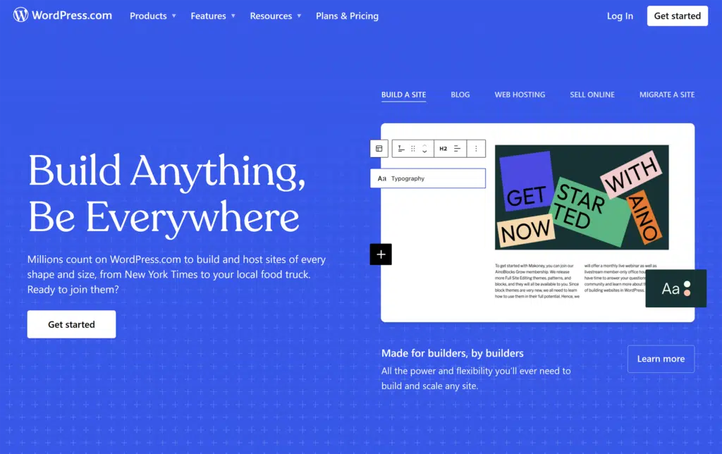 WordPress – Homepage